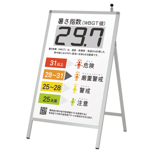 熱中症注意喚起ボード