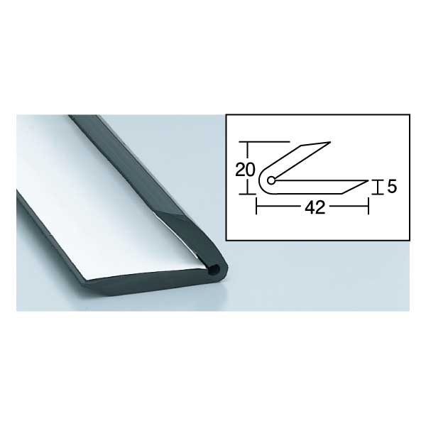 L型ゴム 粘着付 NRJ-450　42×20×450mm 5本入(NRJ-450)