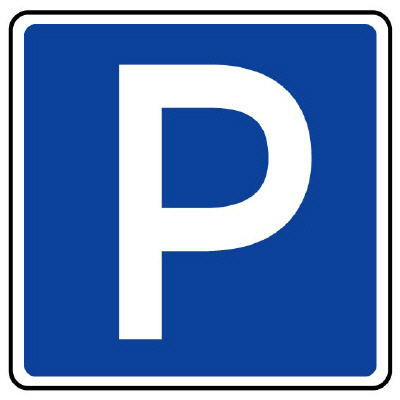 道路標識 指示標識 駐車可（403）片面表示 894-24(894-24)