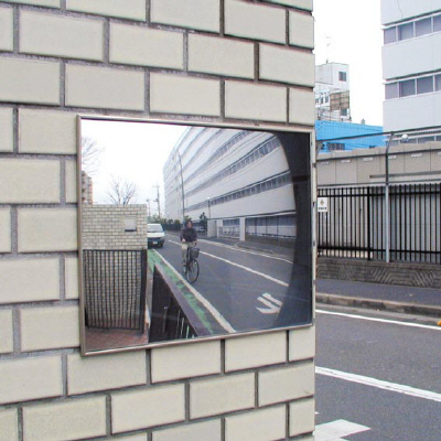FFミラー H250×W320mm ビス止め式　869-94(869-94)