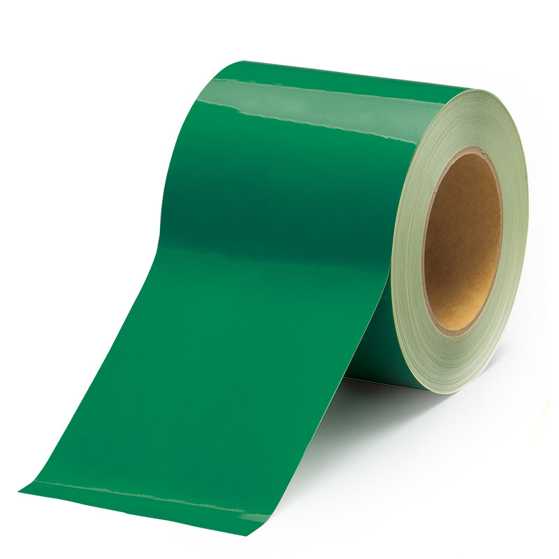 床貼用テープ ユニフロアテープ 100mm幅 再剥離タイプ 緑 863-023(863-023)