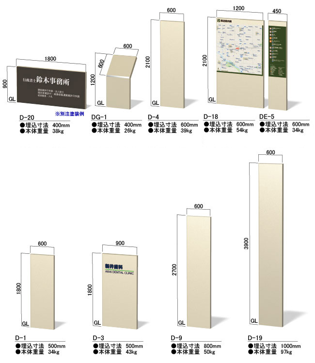 大型サイン ダイナスティ Dタイプ_N