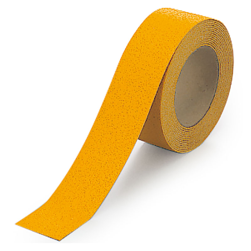 路面貼用テープ ユニラインテープ 反射タイプ 50mm幅 黄 374-26(374-50)