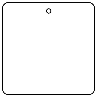 エコユニボード 白 65×65×2.0mm厚 φ4mm穴上1 10枚1組 886-37(886-37)