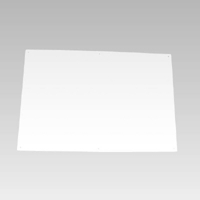 エコユニボード 白 600×900×1.0mm厚 φ4mm穴6 886-15(886-15)