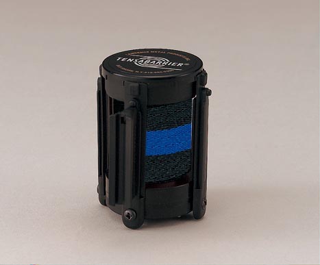 テンサバリアー ベルト交換用カセット ベルトカラー 黒青ストライプ 870-9514(870-9514)