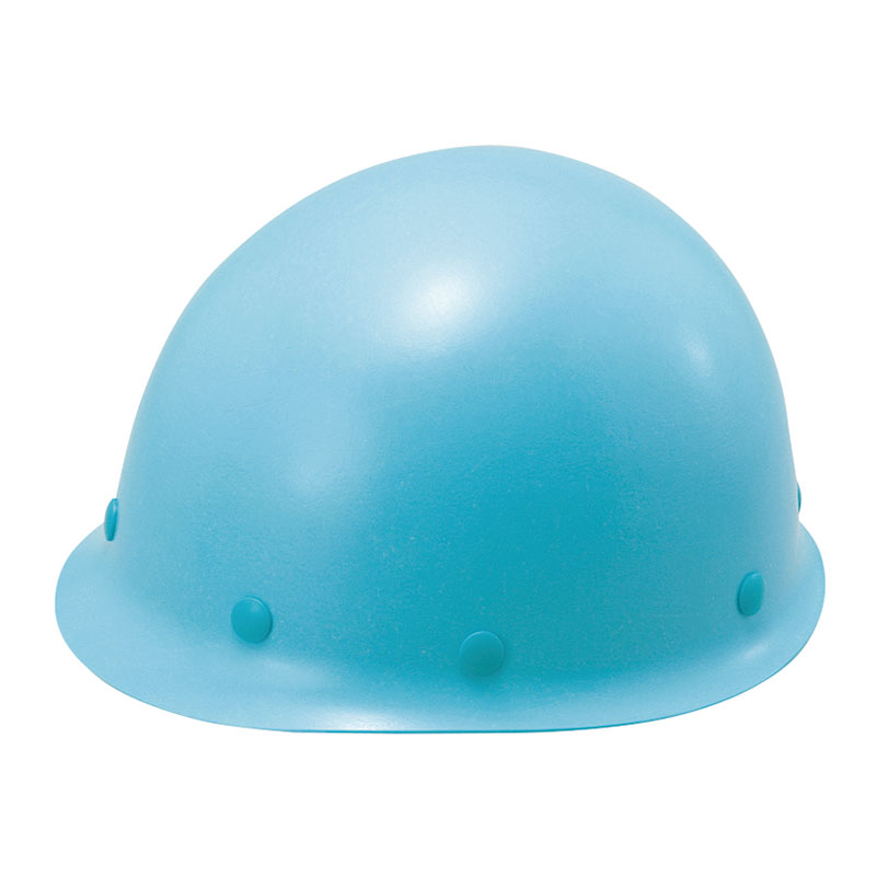ヘルメット MP型軽量 衝撃吸収ライナー付 スカイブルー 377-10A-SB(377-10A-SB)