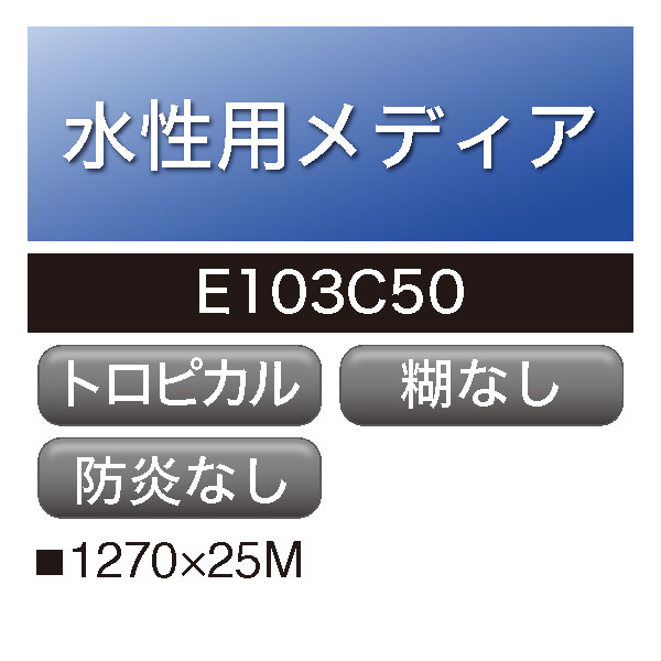 水性用 クロス トロピカル 糊なし E103C50(E103C50)