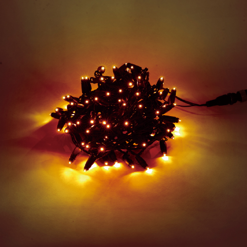 LEDストリングス HITO2 LED-PL165-100-10M-PP パンプキン(LED-PL165-100-10M-PP)