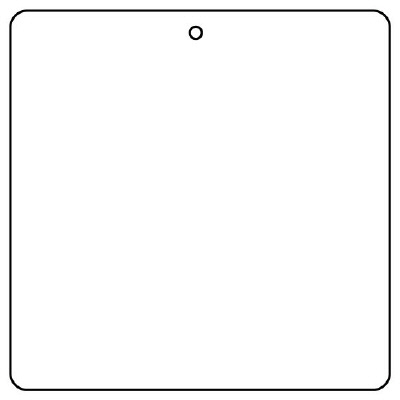エコユニボード 白 90×90×2.0mm厚 φ4mm穴上1 10枚1組 886-36(886-36)