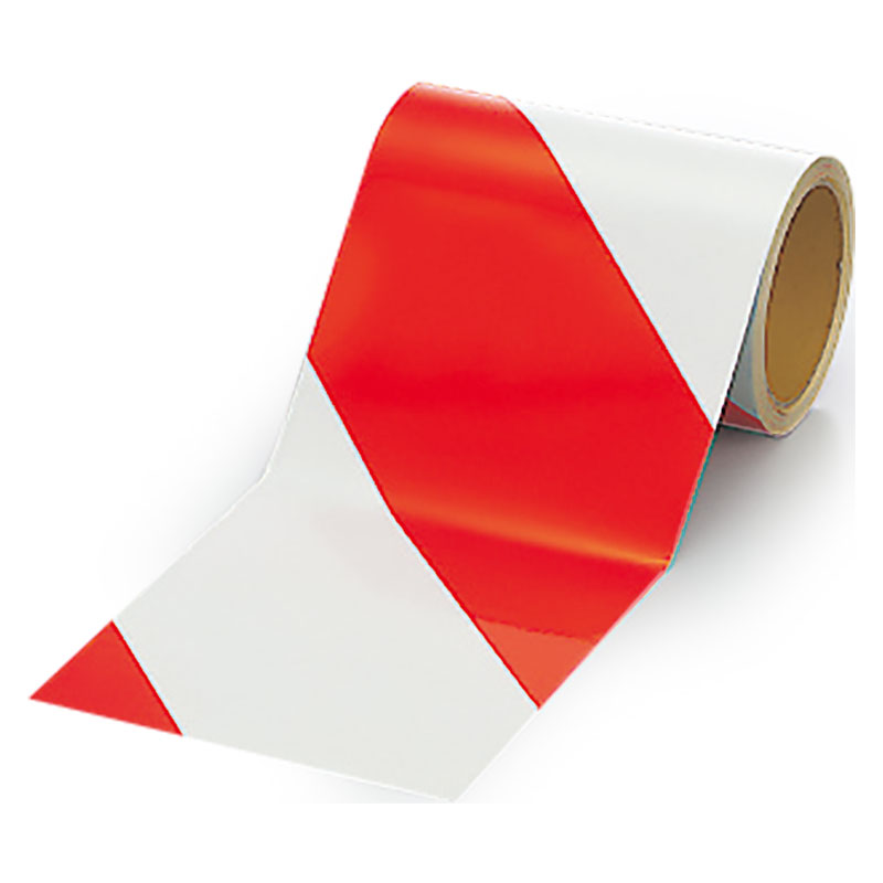 反射トラテープ 白赤 150mm幅 374-13(374-13)