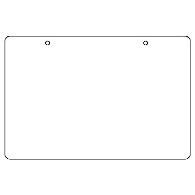 エコユニボード 白 100×150×2.0mm厚 φ4mm穴上2 10枚1組 886-31(886-31)