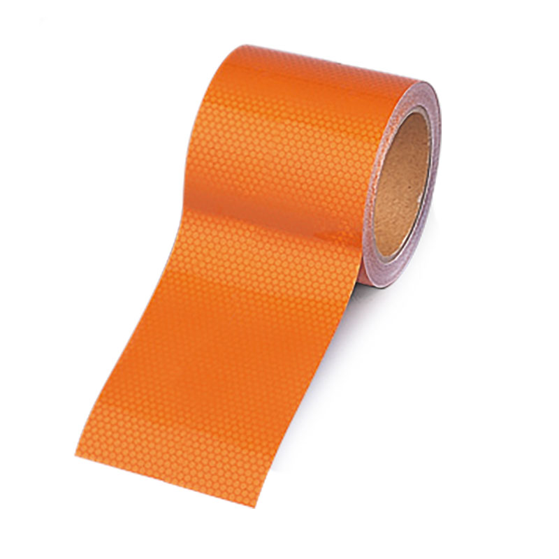 高輝度反射テープ オレンジ 90mm幅 374-81(374-81)