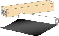 eマグネット2 白 艶消 0.8×1020mm×10M巻 等方性