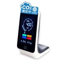 二酸化炭素濃度測定器　CO2チェッカー　DETECTOR　NDIR方式　自動校正機能付 「CO2測定中」POP付き