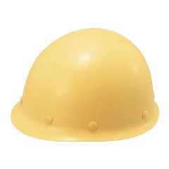 ヘルメット MP型軽量 衝撃吸収ライナー付 クリーム 377-10A-CR