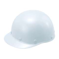 ヘルメット 野球帽型 衝撃吸収ライナー付 白 377-02WH