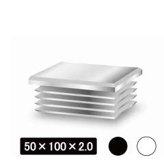 角パイプ用内キャップ　不等辺　50×100×2.0用