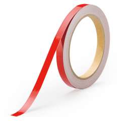 反射テープ 赤 10mm幅 2巻1組 374-33
