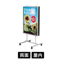 パネル用スタンド 2108 S キャスター仕様 ステン