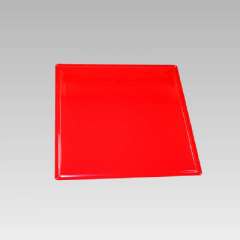 鉄板 赤 600×600×0.5mm厚 明治山タイプ 893-05