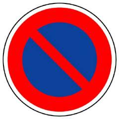 道路標識 規制標識 駐車禁止（316）片面表示 894-14
