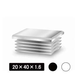 角パイプ用内キャップ　不等辺　20×40×1.6用