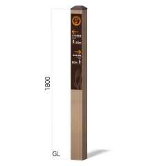 ＠ポスト　PRW-150-1800