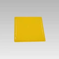 鉄板 黄 450×450×0.5mm厚 明治山タイプ 893-08
