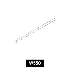 Adder InStore メディア交換用プラスチックバー W550mm 40本 (10555-40)