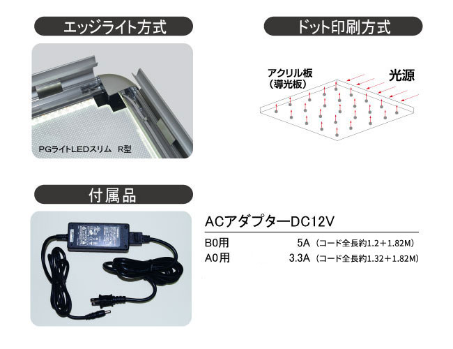 PGライトLEDスリム 44Rモデル R型 屋内用_s2