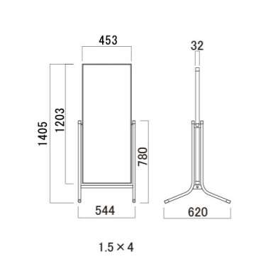 サインスタンド　コロバン　アルミ複合板タイプ(1×3/1.5×3/2×3/1.5×4)_5