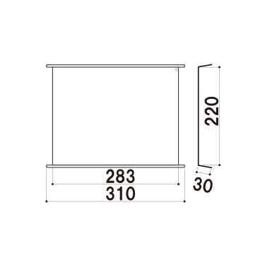 ディスプレイサイン BH-250用棚板(BH-250用棚板)_4