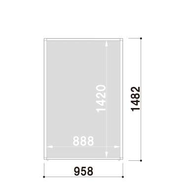 パーテーションパネルシステム PP-914W(PP-914W)_2