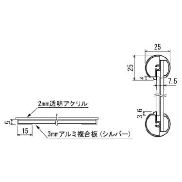 フロアスタンド 2831 S A3ヨコ ステン(2831)_3
