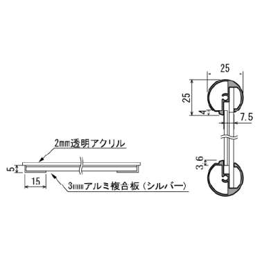 フロアスタンド 2836 WD A3ヨコ 木目(2836)_3