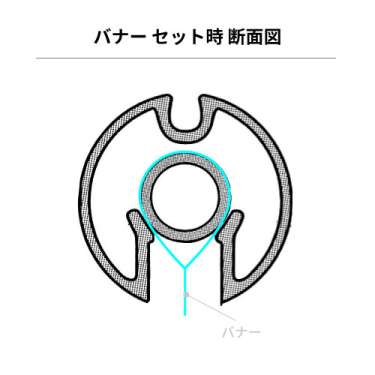 アルミAL25 上下2本セット ステンカラー_5