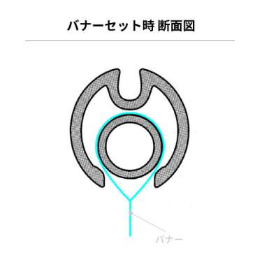 アルミAL16 上下2本セット ホワイト_5