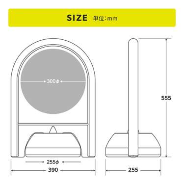 反射シリーズ 19「飛び出し注意(猫)」 ミニスタンド_6