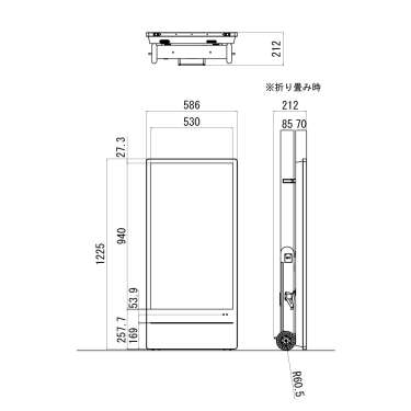 屋外用デジタルサイネージ 43インチ SP-MP43-OD(SP-MP43-OD)_2