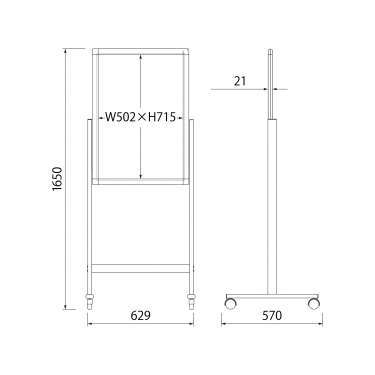 フロアースタンド スタンダードタイプ 片面 B2_6