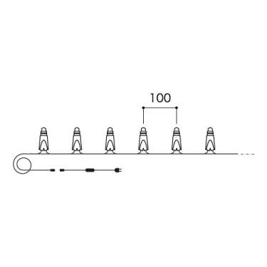 LEDストリングス HITO2 LED-PL165-100-10M-WW ウォームホワイト(LED-PL165-100-10M-WW)_3