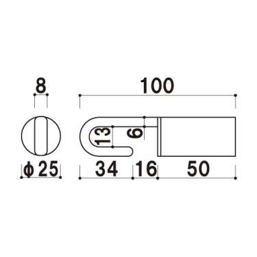 パーテーションロープ RP25G グリーン/ゴールド(RP25G)_2