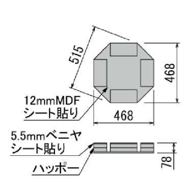 テーブル樹木 GR5140 H1500 530Ф フィカスベンジャミン(GR5140)_5