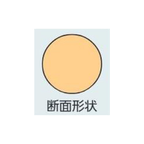 視線誘導標 ラウンドポスト H650mm オレンジ 835-318(835-318)_2
