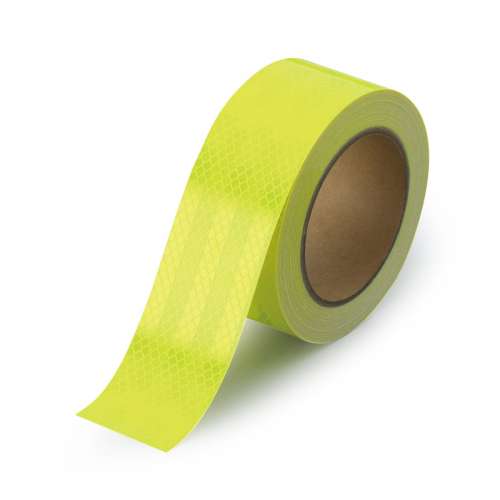 蛍光プリズム高輝度反射テープ 黄緑 50mm幅 864-86(864-86)