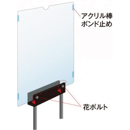 クリエイティブカードサインスタンド CCS-A3T(CCS-A3T)_5