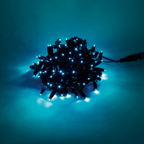 LEDストリングス HITO2 LED-PL165-100-10M-CY シアン