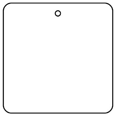 エコユニボード 白 50×50×2.0mm厚 φ4mm穴上1 10枚1組 886-48(886-48)