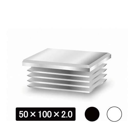 角パイプ用内キャップ　不等辺　50×100×2.0用